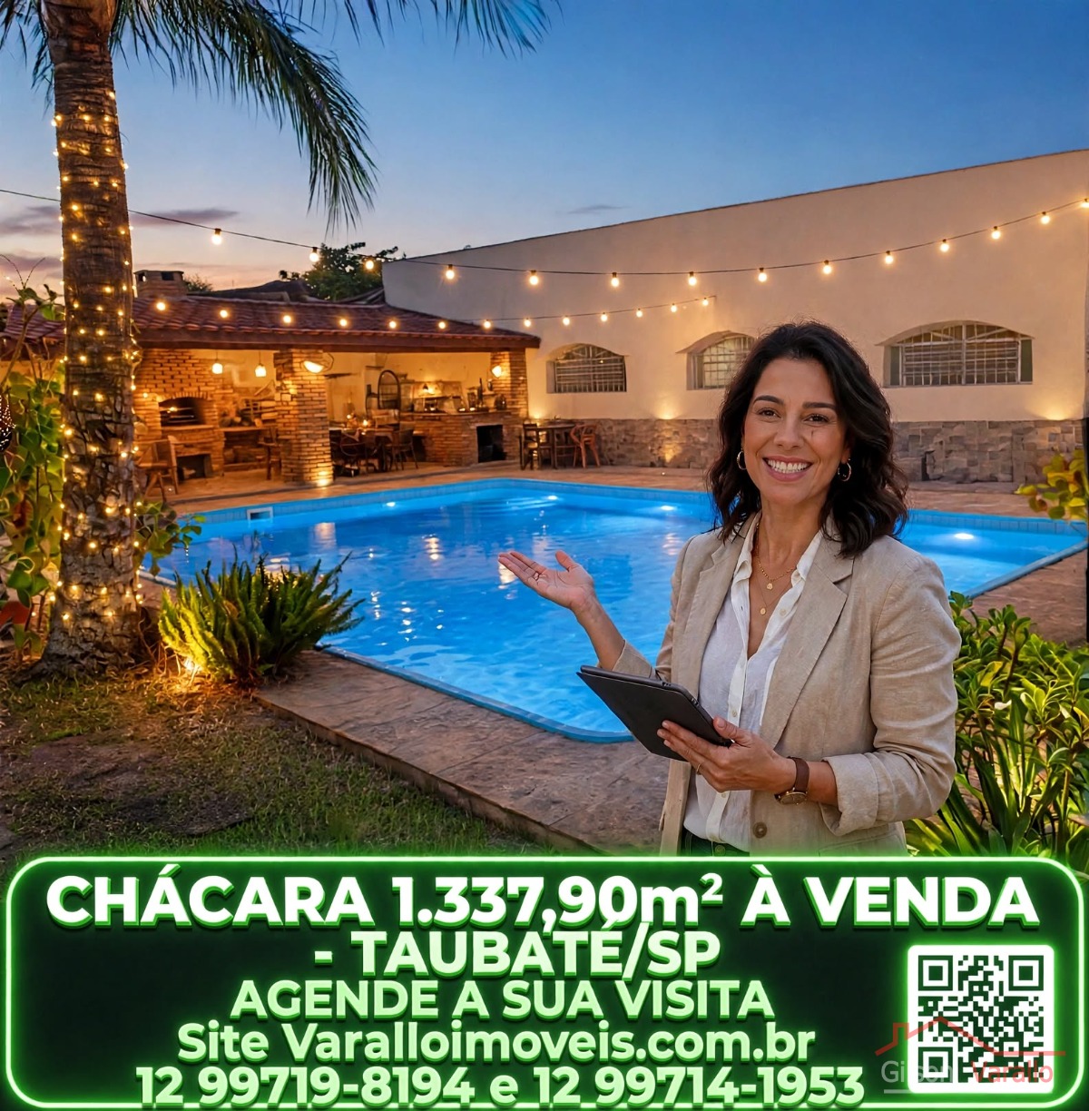 Chácara, 5 quartos, 1337 m² - Foto 1