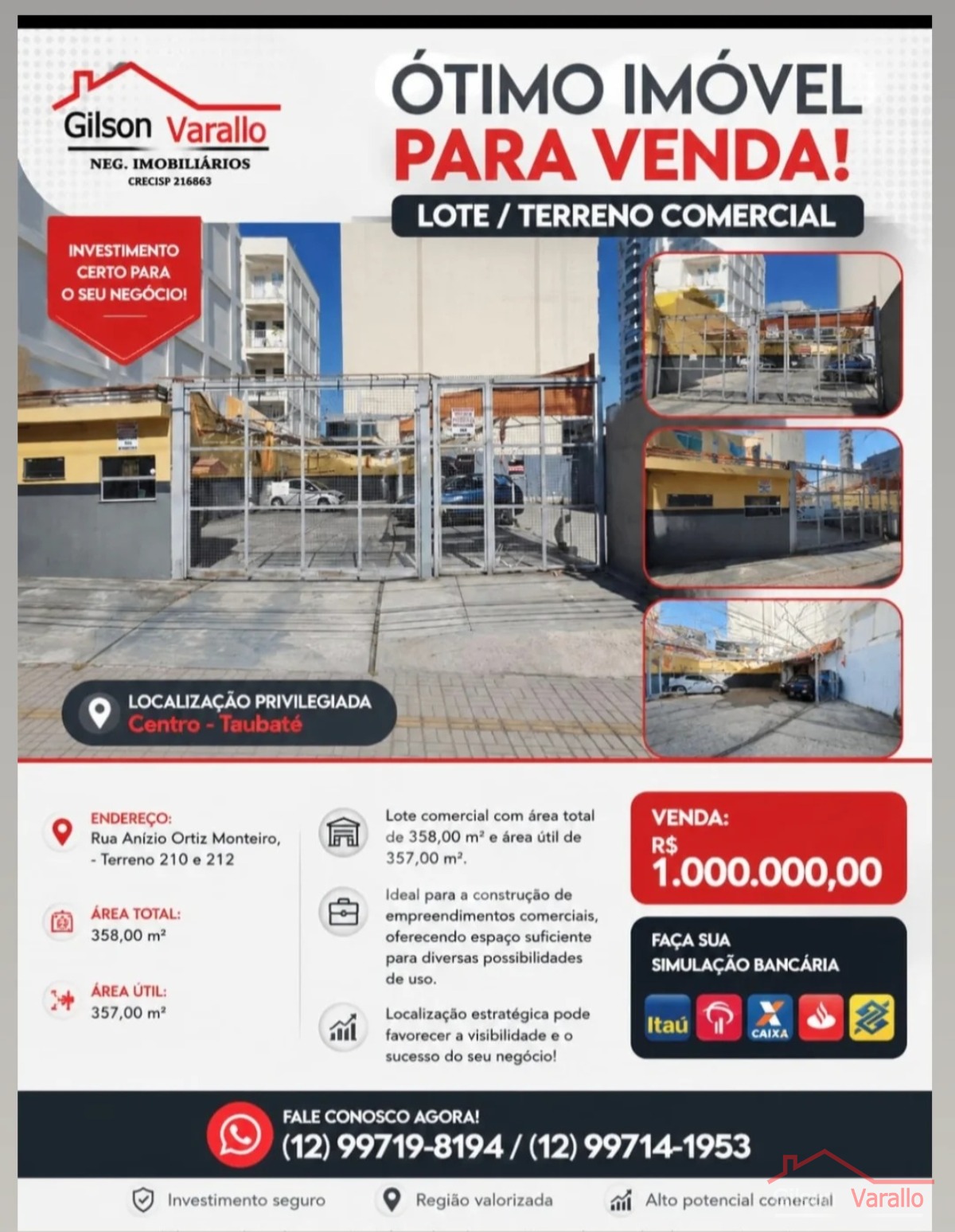 Loteamento e Condomínio, 358 m² - Foto 1